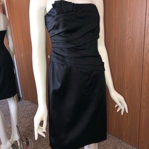 White House Black Market little satin dress.